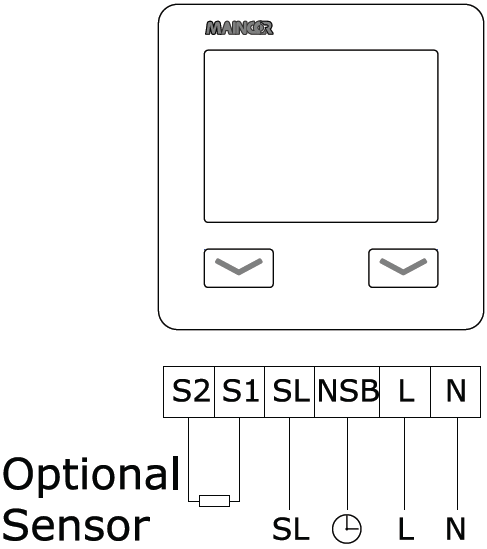 maincor-DRS1-DIGITAL-ROOM-THERMOSTAT-fig-1