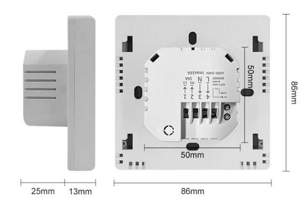 ACMELEC AE668-SDL Smart Room Thermostat 7