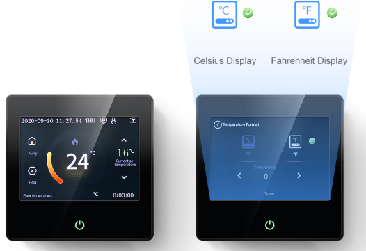 AVATTO WT102 WiFi Smart Touch Screen Thermostat 4
