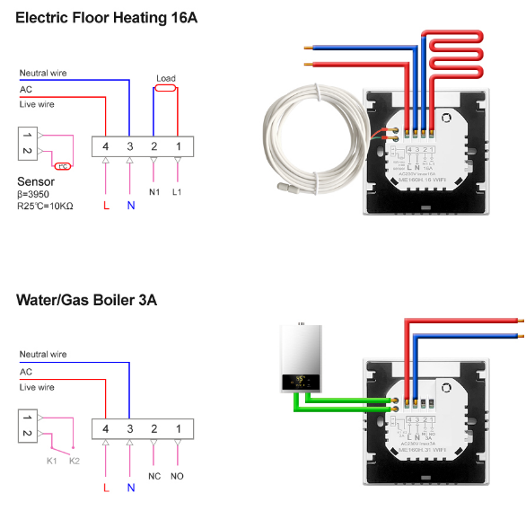 AVATTO WT160 WiFi Smart Thermostat 11