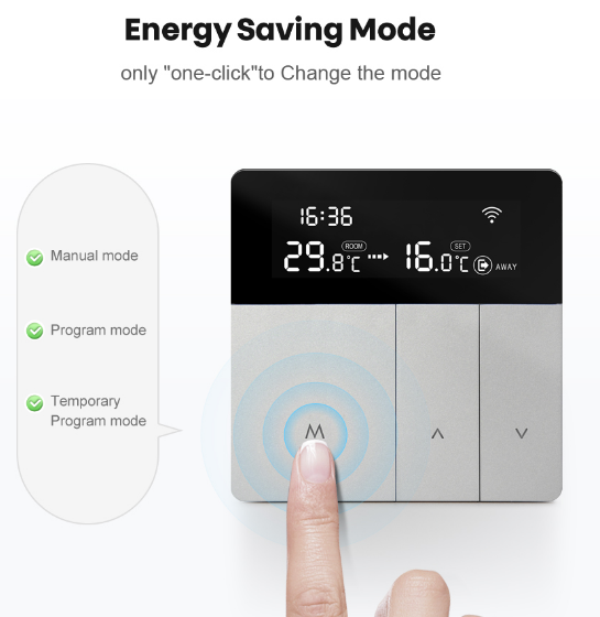 AVATTO WT50 WiFi Touch Screen Thermostat  4