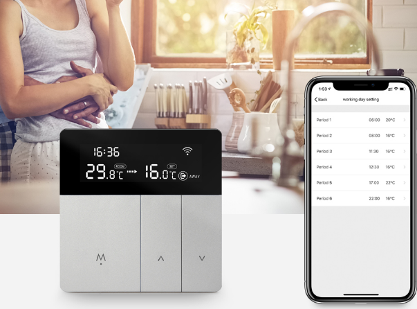 AVATTO WT50 WiFi Touch Screen Thermostat  5