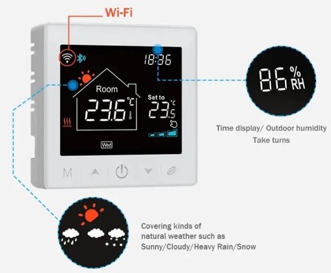 BAIYILUN B202-A010 Smart Thermostat 5