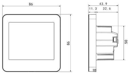 Baiyilun BYL-156YW Smart Wifi Thermostat  5