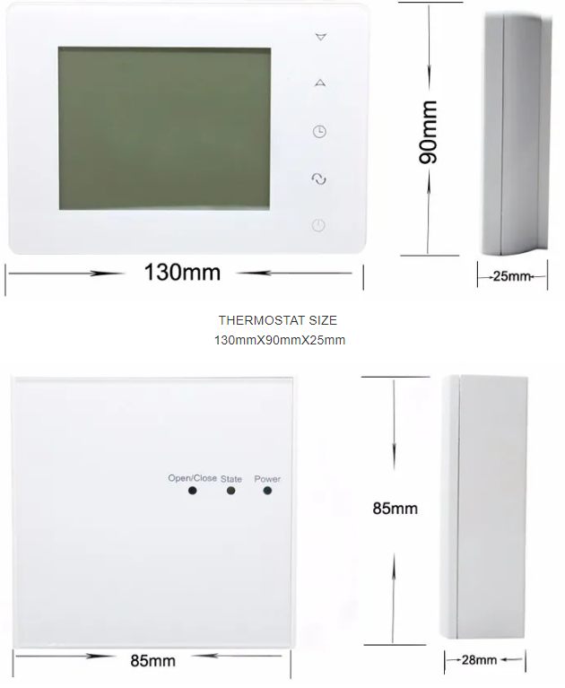Beok BOT-306X Touch Screen LCD Wireless Thermostat  8