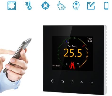 Blosam DV-325 Smart WIFI Touch Screen Thermostat  5