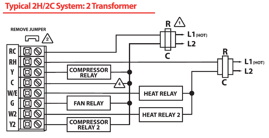Breeze33 BZ33-302TSP Programmable 3H-2C Thermostat  10