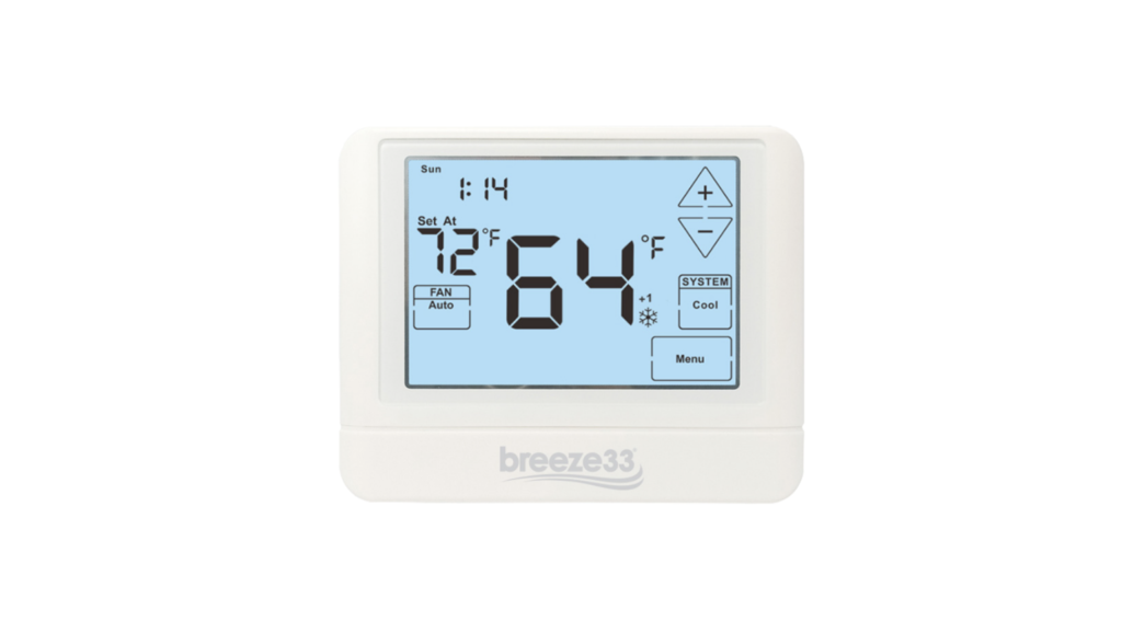 Breeze33 BZ33-302Wifi Programmable 3H-2C Wifi Thermostat FEA