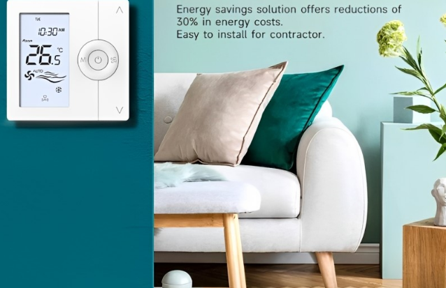 Breezecontrol BC103-4D fan coil digital indoor Thermostat  3