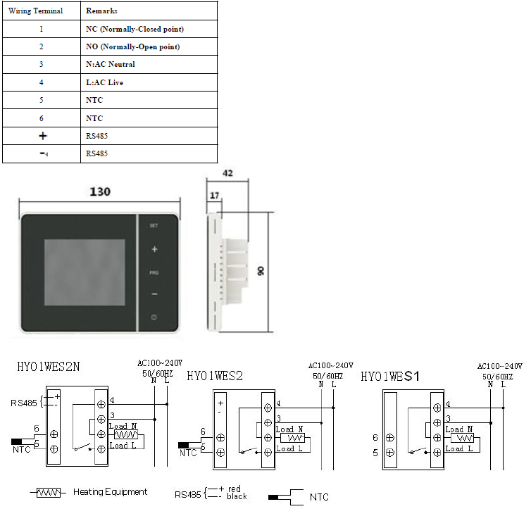 Cn-hysen HY01WW WIFI Digital Thermostat User Manual-fig-8