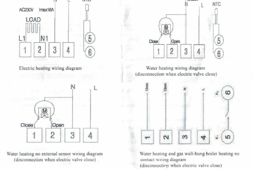 Cn-hysen HY312WE Touch Screen Thermostat User Manual-fig-12