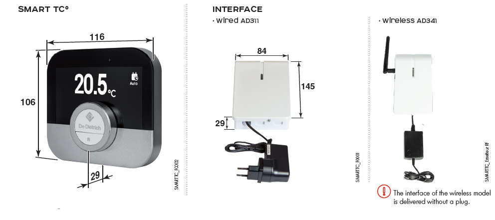Thermostat De Sécurité De Dietrich 105°C - Référence 95363366, Pour Chaudière DTG