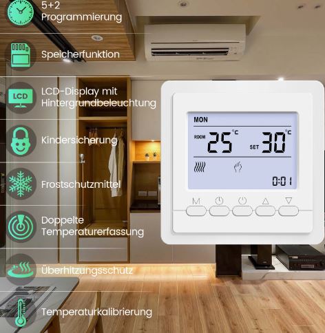 Denzye 9300 Smart Digital Room Thermostat  1