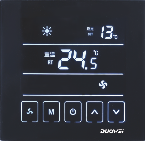 Duowei DW-T901-4 Touch Screen Room Thermostat