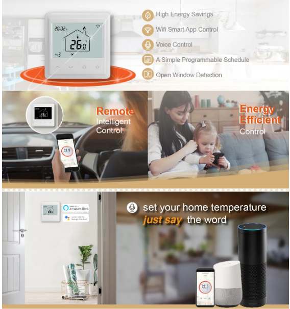 E-Top HT-07 Programmable Wireless Thermostat 1