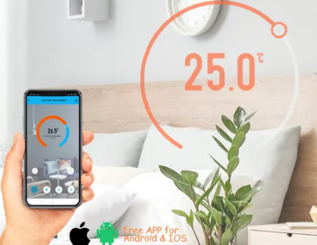 ELECHICO TP528FCU Programmable Smart Room Thermostat  5