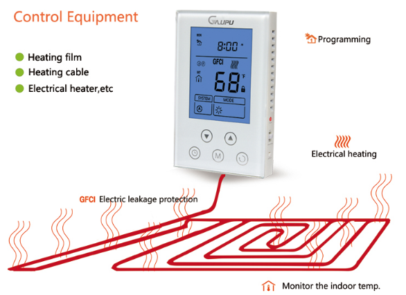 Gaobiao GM4 Programmable Radiant Floor Heating Thermostat 4