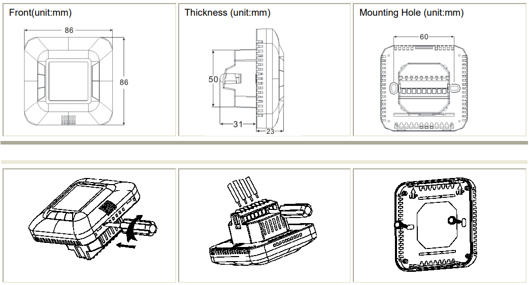 Hotowell-HTW-31-F12-Room-THERMOSTAT-fig-3