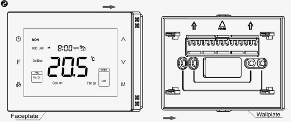 Hotowell HTW-81-FN7W Smart Wifi Multi Stage Thermostat 3