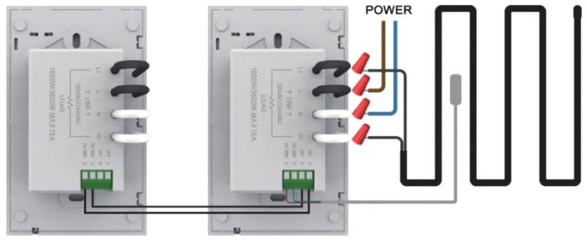 Jiahong ET-72G Programable Smart Touch Screen Thermostat  4