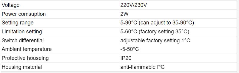 Jiahong TT16 Programmable Digital Thermostat  2