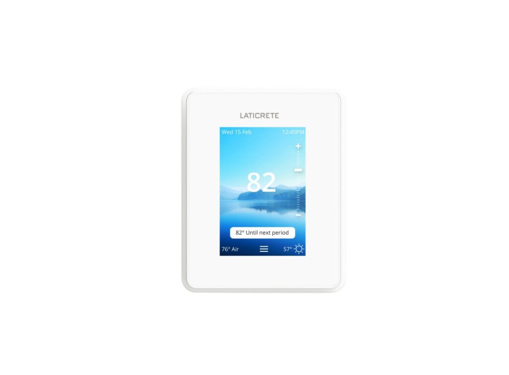 LATICRETE 5C-F8-A1-5F-17-5B-2C6 Strata Heat Wi-Fi Thermostat fea