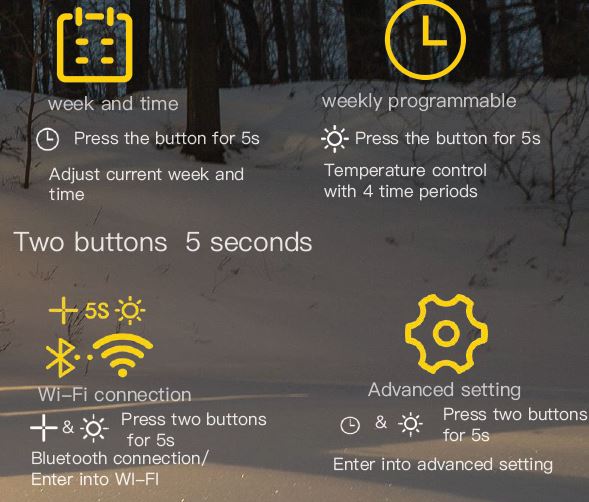 Menred RT5 Programmable Digital Thermostat 9