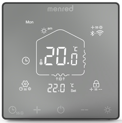 Menred RT52.13 Wifi room thermostat PRO