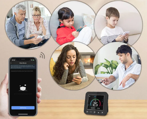 NEO NAS-RT01W6 Digital Programmable Smart home Thermostat  4