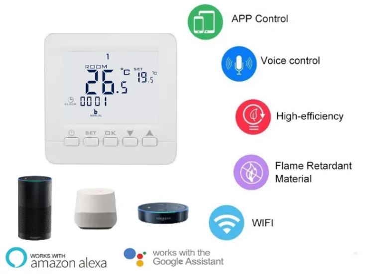 OEM HY02B05-2 WiFi Smart Programmable Thermostat -2