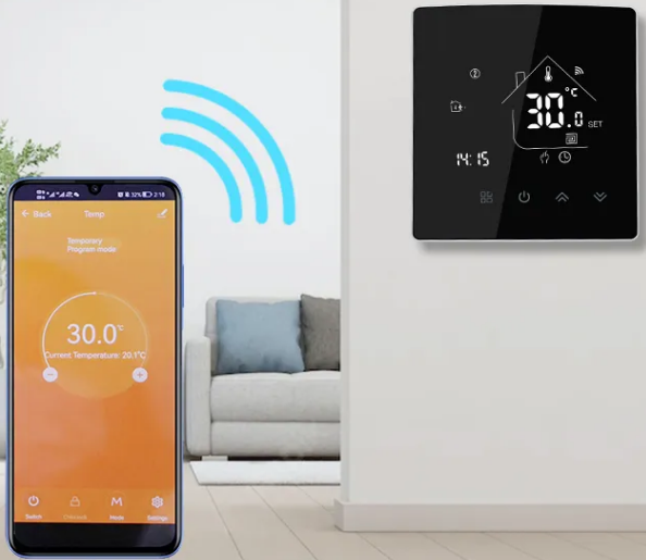 OEM X5 Digital Programmable Wifi Thermostat  3