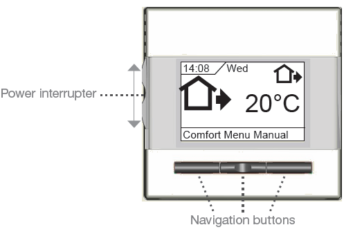 OJ ELECTRONICS MCC4 Clock thermostat 1