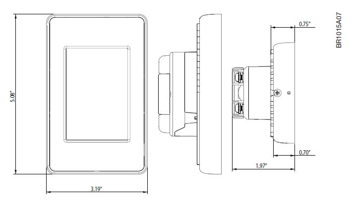 OJ-ELECTRONICS-UDG4-Touch-thermostat-Product-Specifications-Guide-fig-1