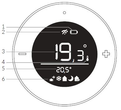 Plugwise 158-01 Lisa Zone Thermostat 10