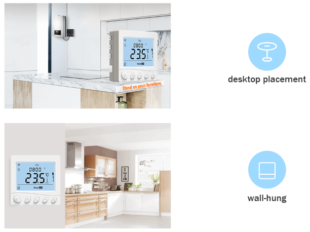 RTI-TEK R3W.963 Programmable Smart WiFi Fan Coil Thermostat  2
