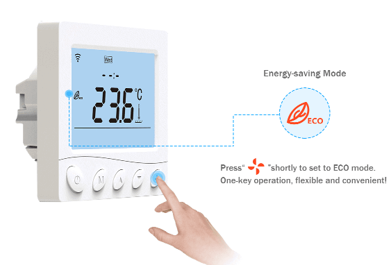 Rti-Tek R3W.716 LCD 16A Programmable Smart WiFi Thermostat 6