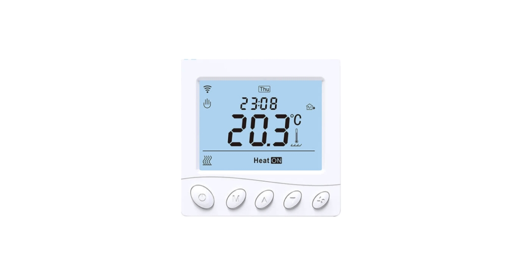 Rti-Tek R3W.716 LCD 16A Programmable Smart WiFi Thermostat fea