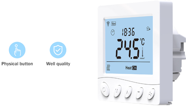 Rti-Tek R3W.723S Programmable Smart WiFi thermostat 3