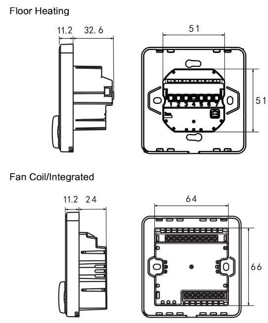 Rti-Tek R7C.963 Smart Wi-Fi Fan Coil Programmable Thermostat   12