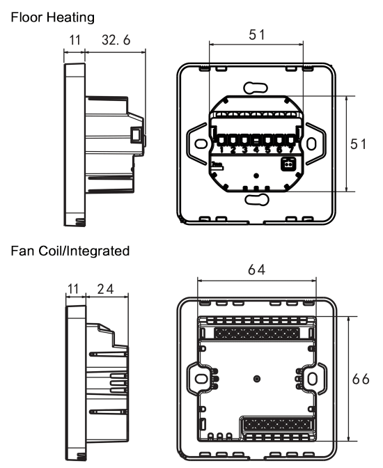 Rti-Tek R8C.716 Programmable Smart WiFi Thermostat 13