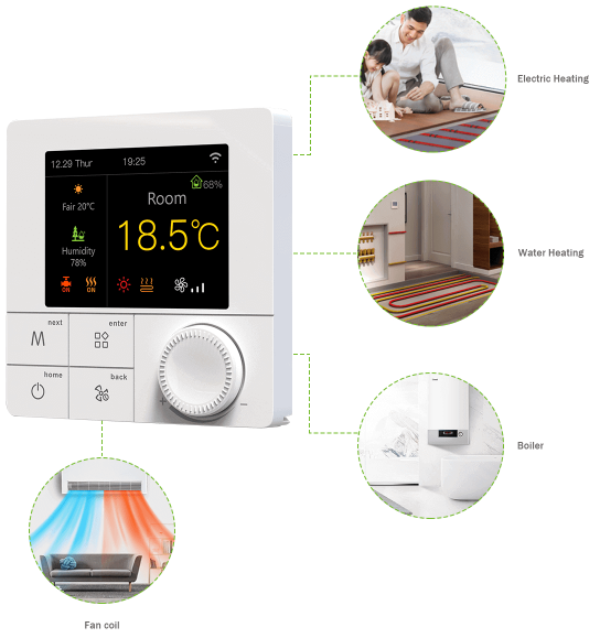 Rti-Tek R8C.716 Programmable Smart WiFi Thermostat 2