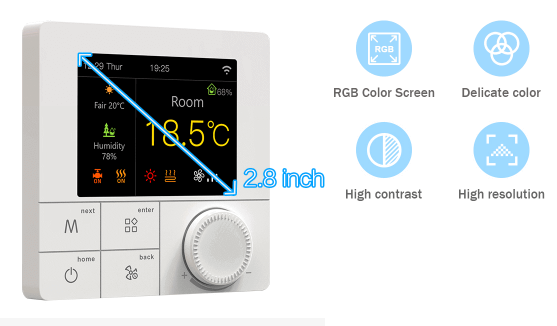 Rti-Tek R8C.716 Programmable Smart WiFi Thermostat 3