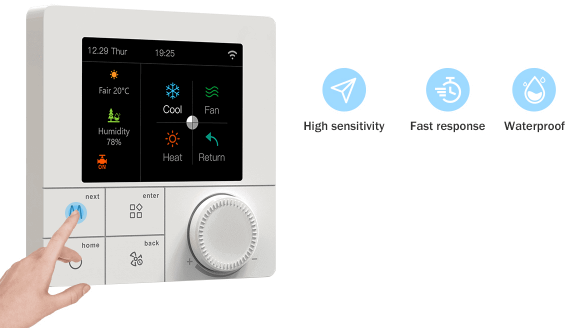 Rti-Tek R8C.963 Smart Wi-Fi Fan Coil Thermostat  6