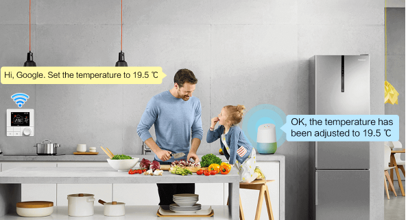 Rti-Tek R8W.963 Programmable Smart Wi-Fi Thermostat  12