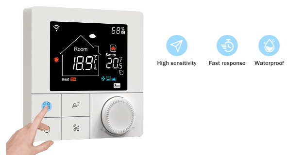Rti-Tek R8W.963 Programmable Smart Wi-Fi Thermostat    5