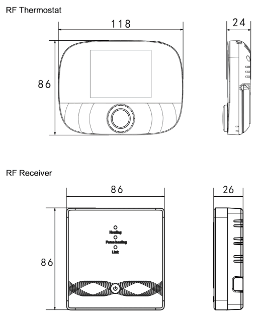 Rti-Tek T9W Wi-Fi smart thermostat 14