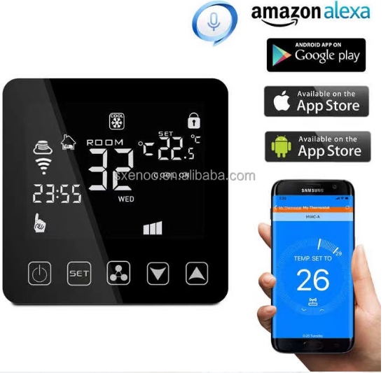 SXENOO SX-08AC-WIFI 7 Day Programmable Touch Screen Thermostat  1