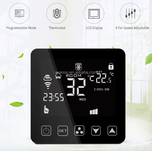 SXENOO SX-08AC-WIFI 7 Day Programmable Touch Screen Thermostat  2