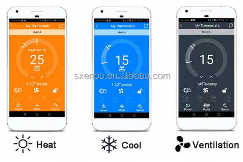 SXENOO SX-08AC-WIFI 7 Day Programmable Touch Screen Thermostat  3