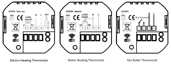 TELIN AC8400H-WIFI Wireless Smart Programmable Thermosta 1